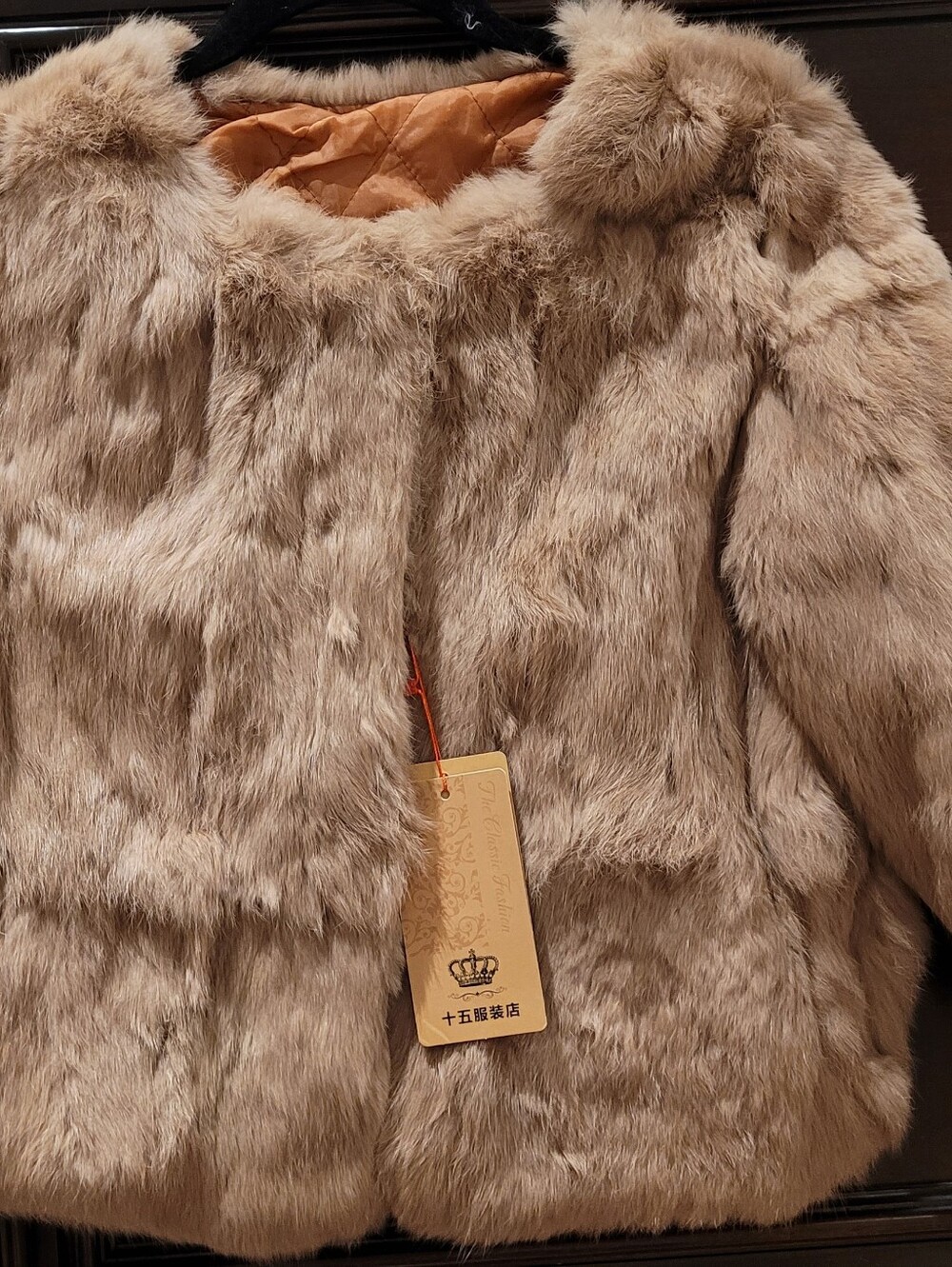 Genuine Rabbit Fur Short Cardigan - Picture 2 of 7